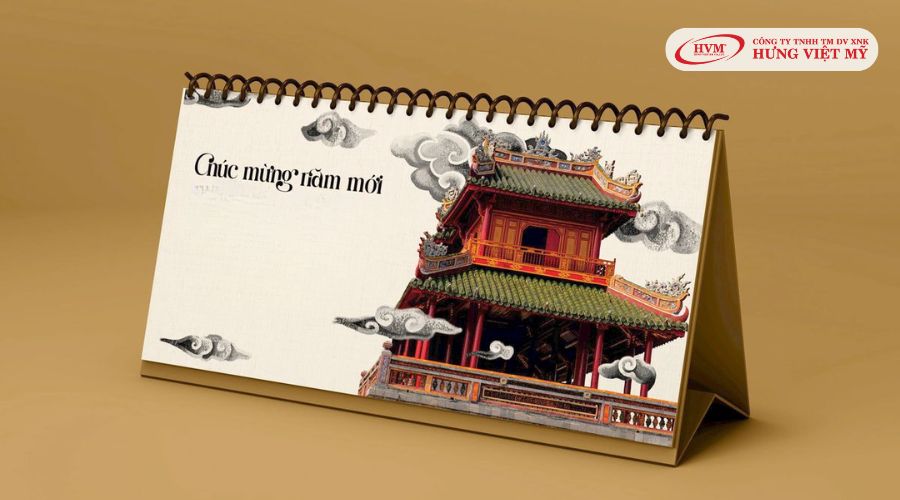 Lịch để bàn nhỏ, thiết kế đẹp mắt