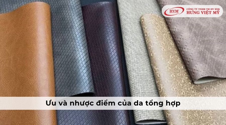 Ưu nhược điểm của da tổng hợp