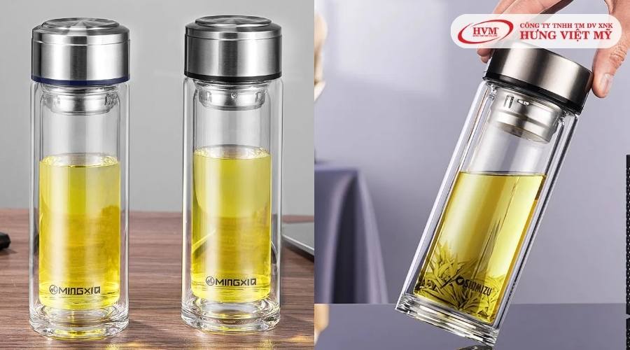 Bình giữ nhiệt thủy tinh chân không cao cấp