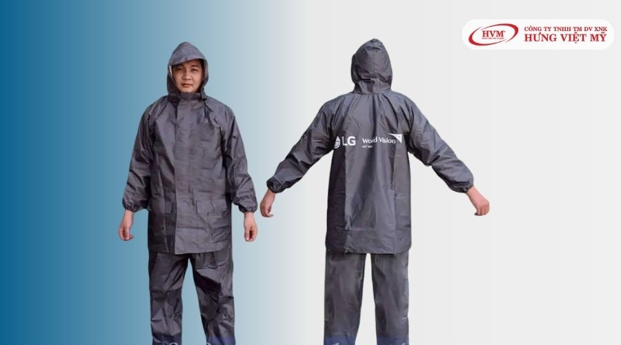 Áo mưa quà tặng mẫu đồ bộ thoải mái