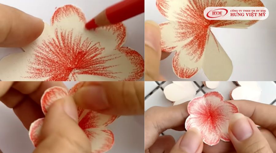 Trang trí và tạo nụ hoa nhỏ