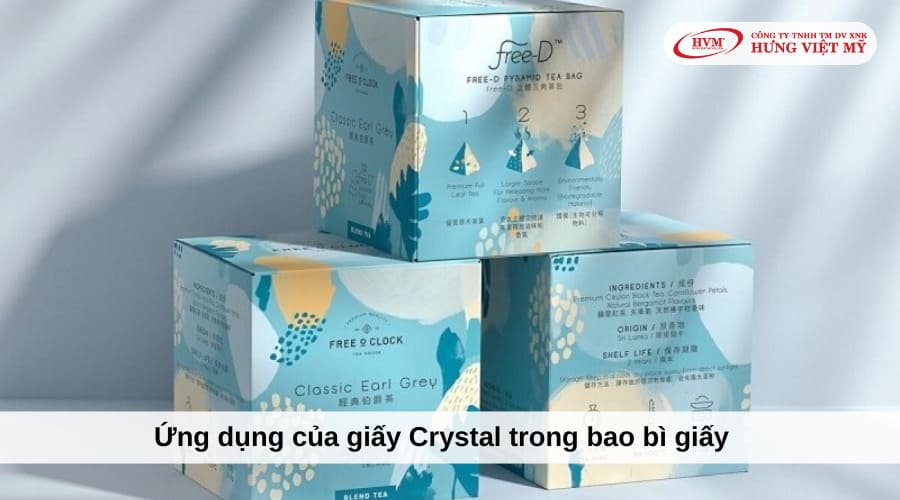 Giấy Crystal dùng để in ấn hộp giấy, túi giấy quà tặng