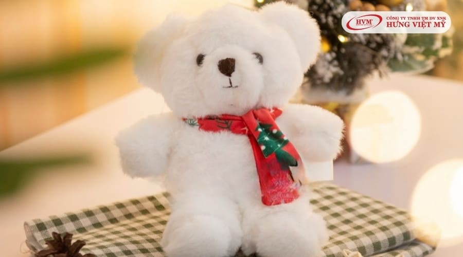 Gấu bông Giáng sinh đáng yêu