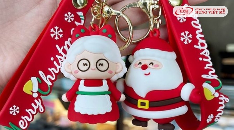 Móc khóa Giáng Sinh bắt mắt, dễ thương