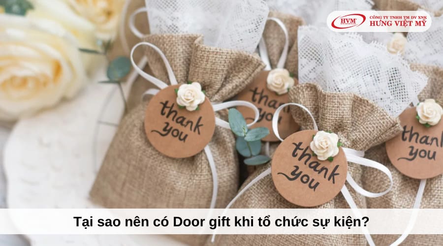 tại sao nên có door gift khi tổ chức sự kiện