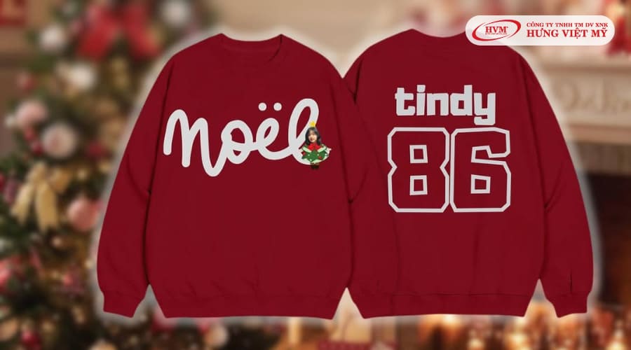 Áo đôi Giáng sinh thiết kế bắt mắt, dễ thương 