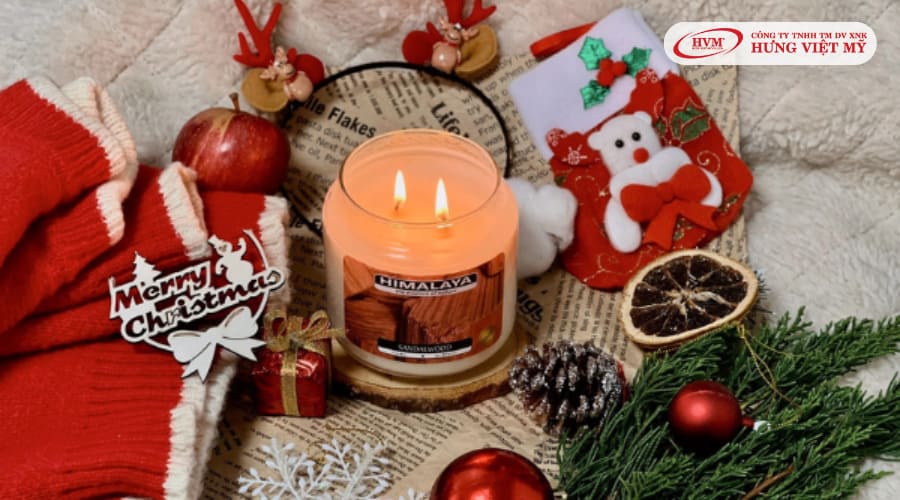 Nến thơm là món quà noel phù hợp cho bạn gái