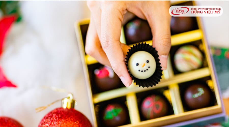 Socola là món quà ngọt ngào cho người yêu dịp Giáng sinh 