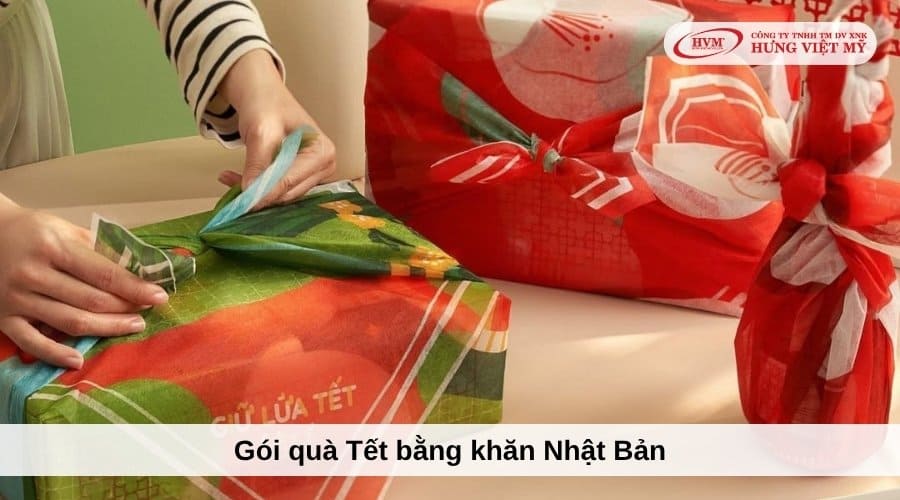 Cách gói quà bằng khăn Nhật Bản đơn giản tại nhà