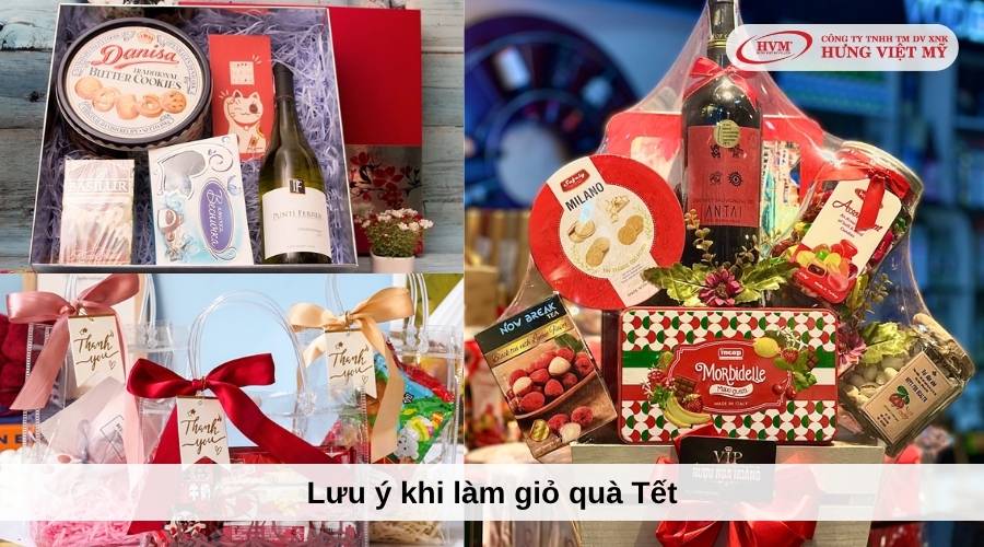 Lưu ý cần biết khi làm giỏ quà Tết
