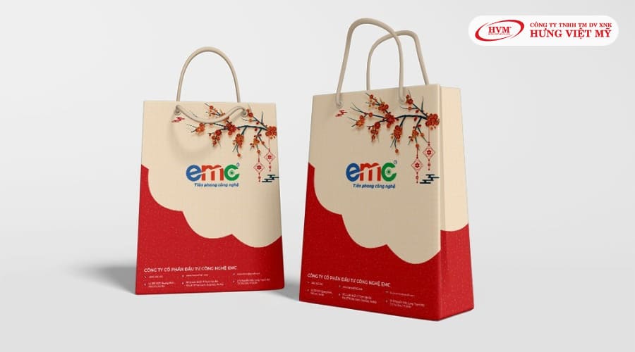 túi giấy in logo mang giá trị truyền thông lớn 