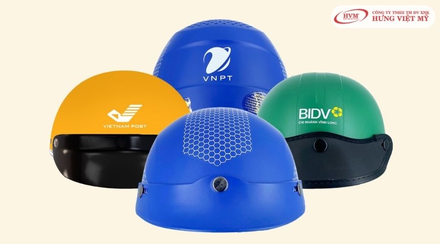 Mũ bảo hiểm in logo giá rẻ