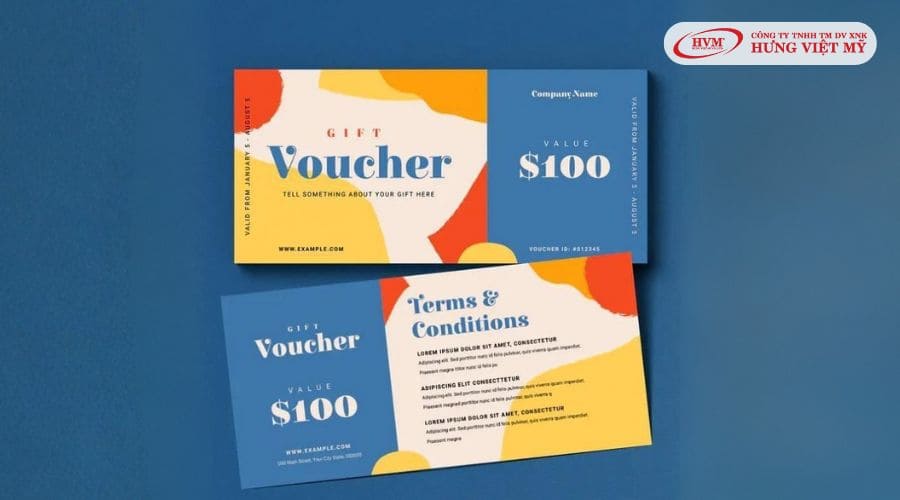 Voucher mua hàng tặng cho khách hàng cuối năm