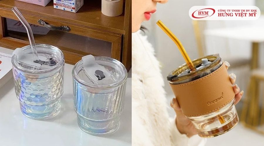 Ly giữ nhiệt thủy tinh