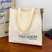 Túi Canvas dạng túi hộp in logo đẹp, sắc nét