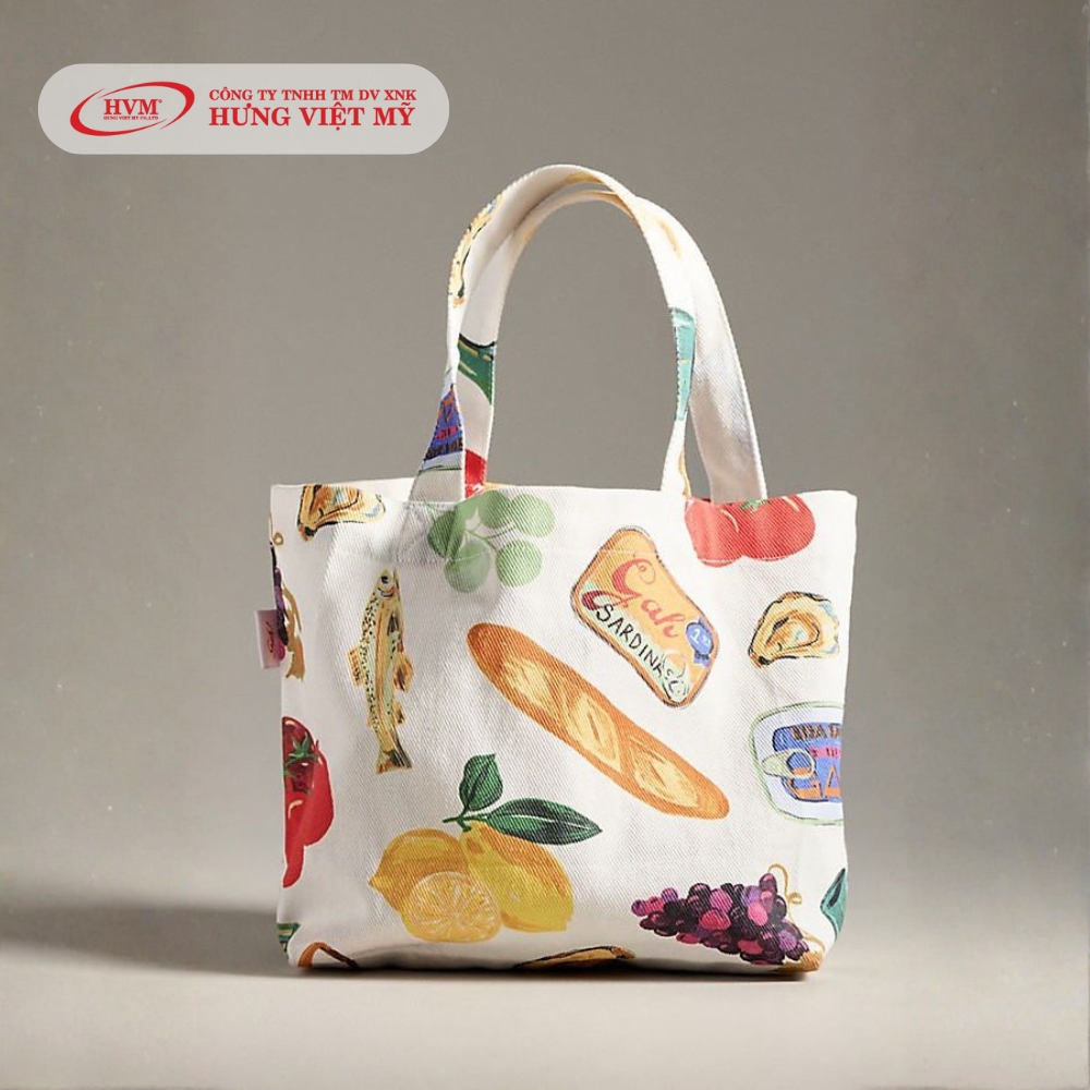 In túi canvas họa tiết phong cảnh thiên nhiên đẹp, nổi bật