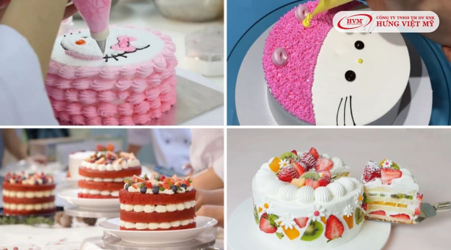 Bánh kem handmade dễ thương, đẹp mắt
