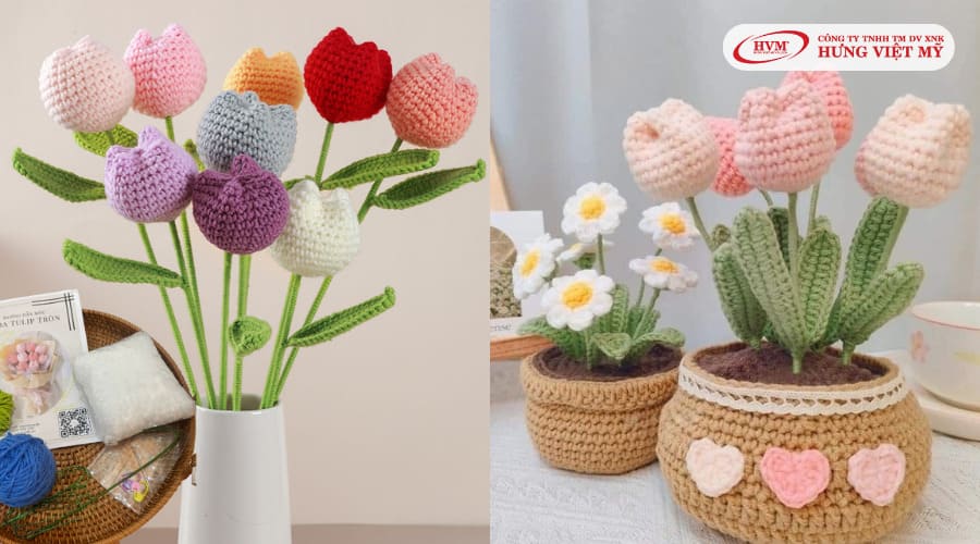Hoa handmade được hầu hết các bạn gái yêu thích