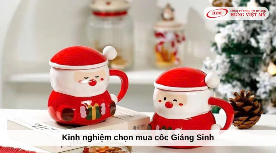 Kinh nghiệm chọn cốc giáng sinh đẹp
