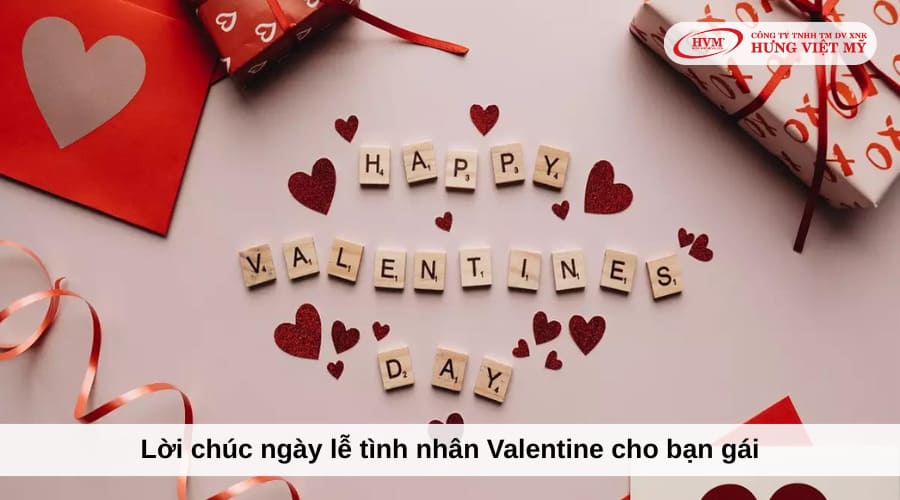 Những lời chúc ngày lễ tình nhân ngọt ngào dành cho bạn gái