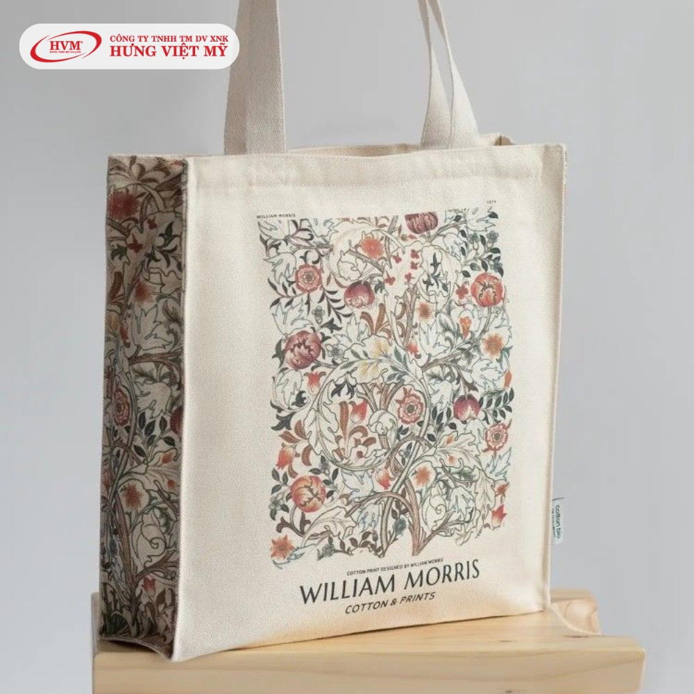 Túi Canvas dạng hộp quà tặng doanh nghiệp