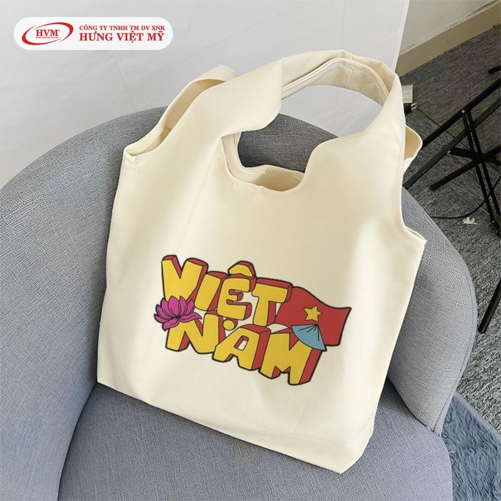 Túi vải Canvas cao cấp dày dặn, có độ bền cao