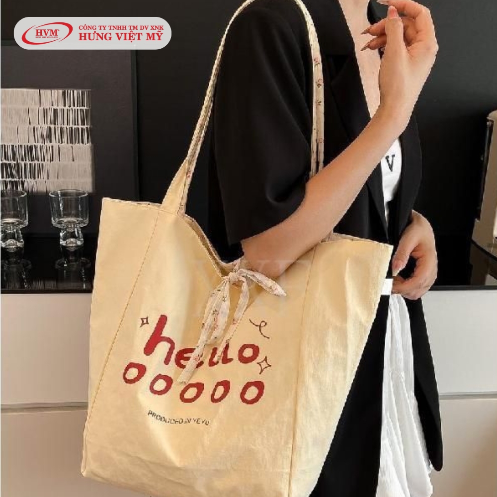 Túi vải Canvas cho nữ phù hợp với nhiều phong cách