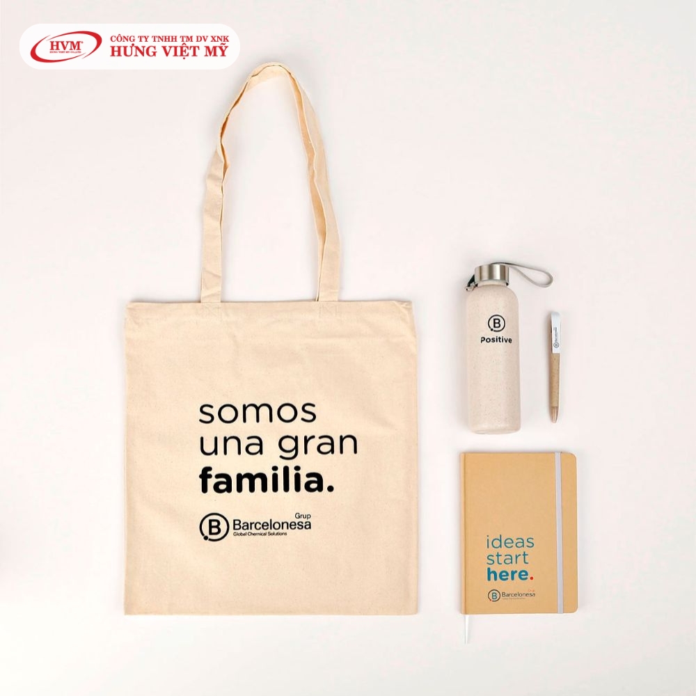 Túi vải Canvas quà tặng ý nghĩa, sang trọng