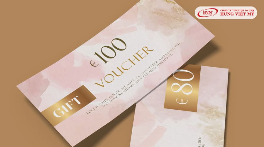 Voucher quà tặng tất niên