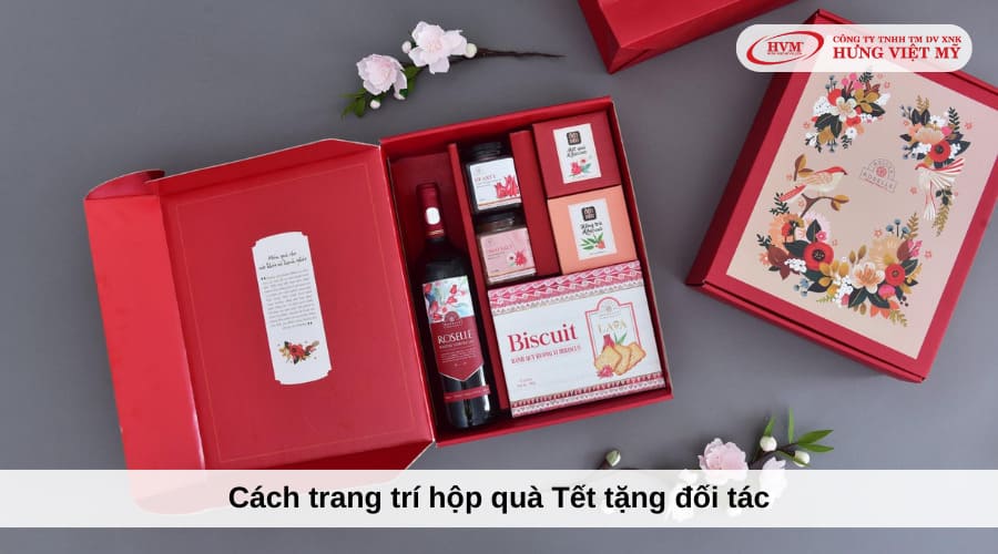 Cách trang trí hộp quà Tết tặng đối tác