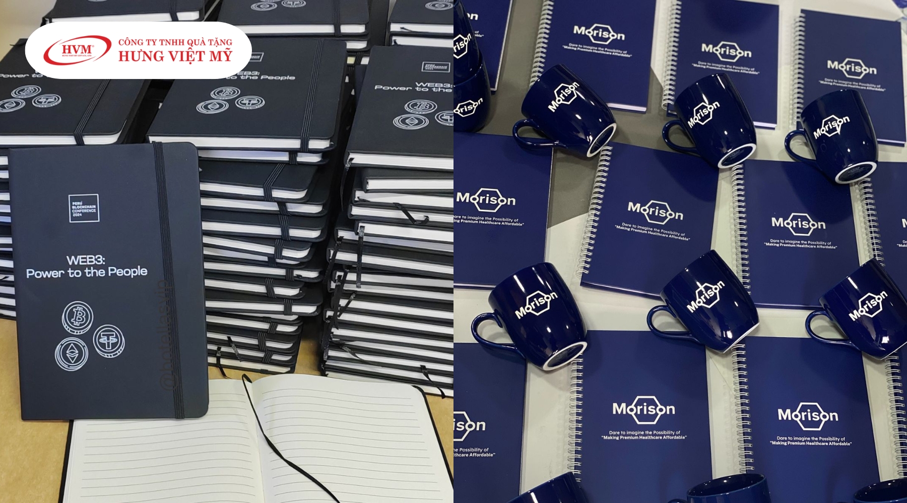 Sổ tay in logo theo y&ecirc;u cầu TPHCM &ndash; qu&agrave; tặng doanh nghiệp cao cấp