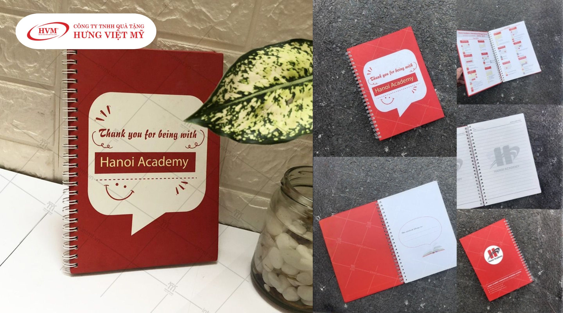 Sổ tay qu&agrave; tặng l&ograve; xo