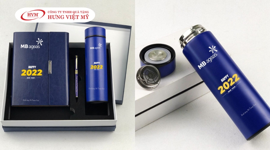 Bộ giftset / set qu&agrave; tặng doanh nghiệp b&igrave;nh giữ nhiệt