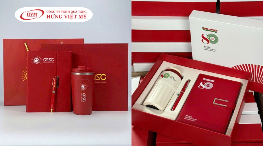 Set qu&agrave; tặng doanh nghiệp in logo theo y&ecirc;u cầu TPHCM