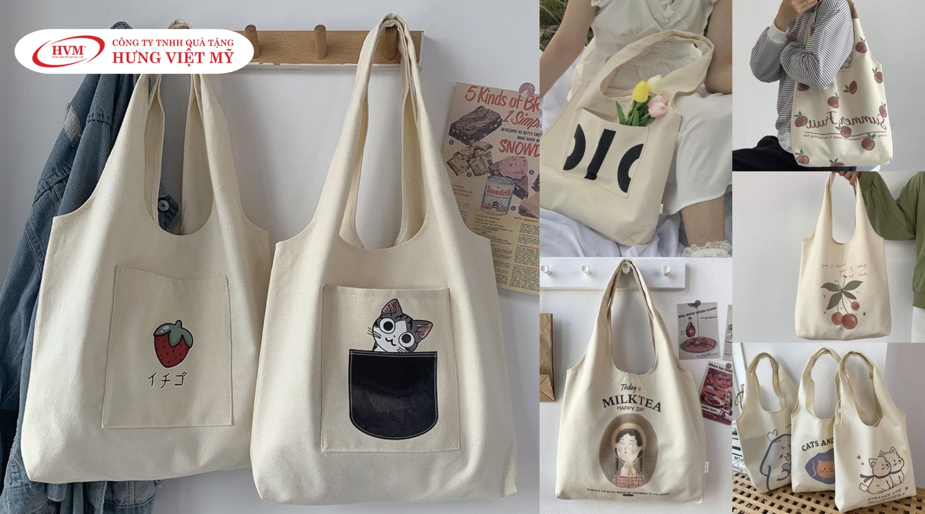 In túi canvas số lượng ít