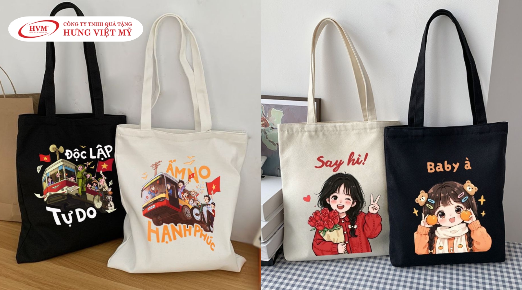 In túi canvas theo yêu cầu TPHCM