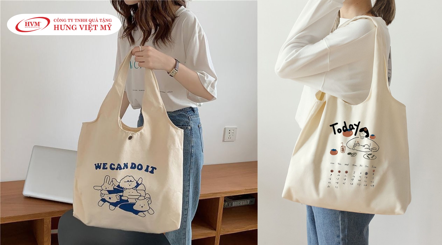 Túi canvas in theo yêu cầu giá rẻ