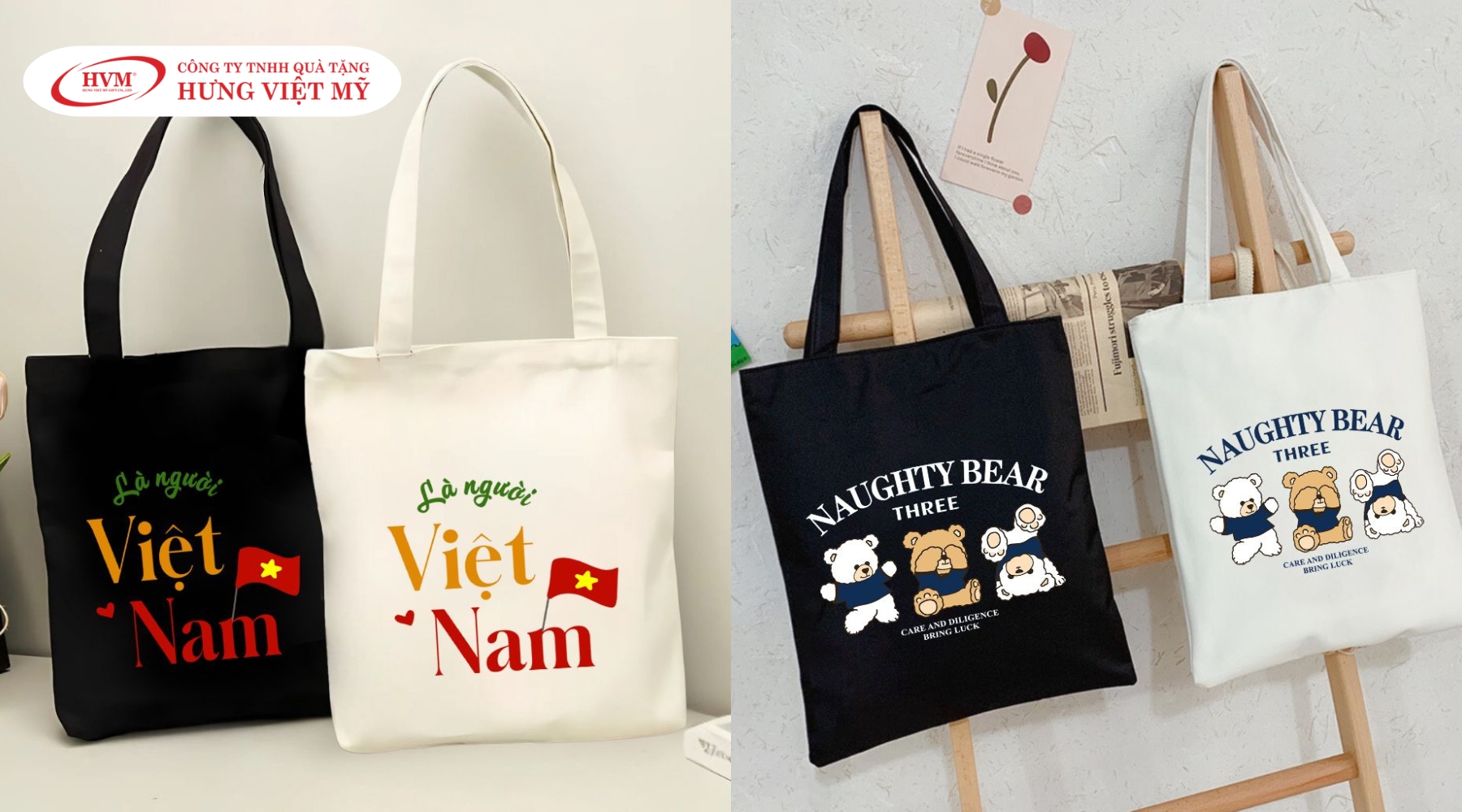 Túi canvas in theo yêu cầu TPHCM