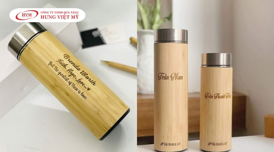 B&igrave;nh giữ nhiệt khắc t&ecirc;n thương hiệu theo y&ecirc;u cầu