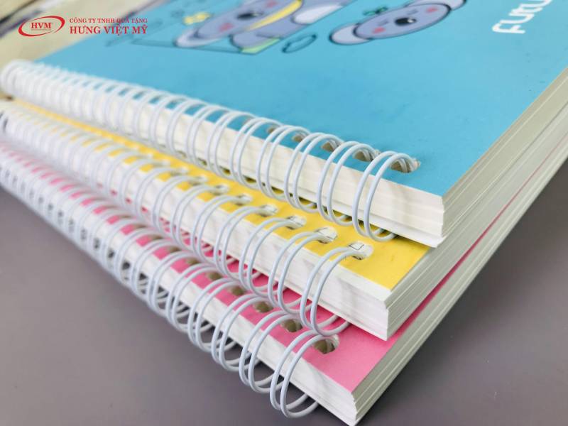 Cách làm sổ tay lò xo handmade