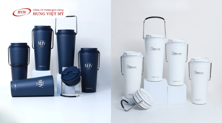 In logo b&igrave;nh giữ nhiệt Lock&Lock theo y&ecirc;u cầu l&agrave;m qu&agrave; tặng