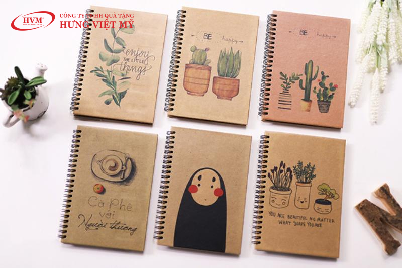 Hoàn thành làm sổ tay bằng giấy a4