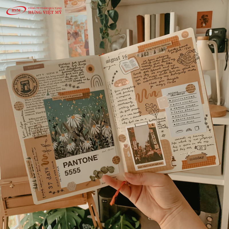 Mẫu sổ tay làm từ giấy thừa ấn tượng, độc đáo