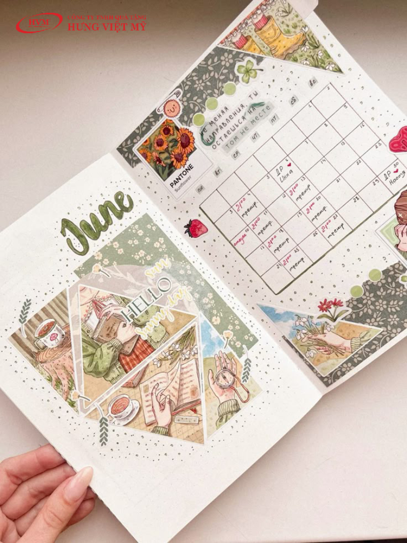 Mẫu sổ tay làm từ giấy thừa độc đáo