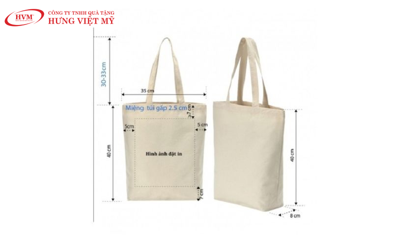 Thiết kế bản rập túi vải không dệt