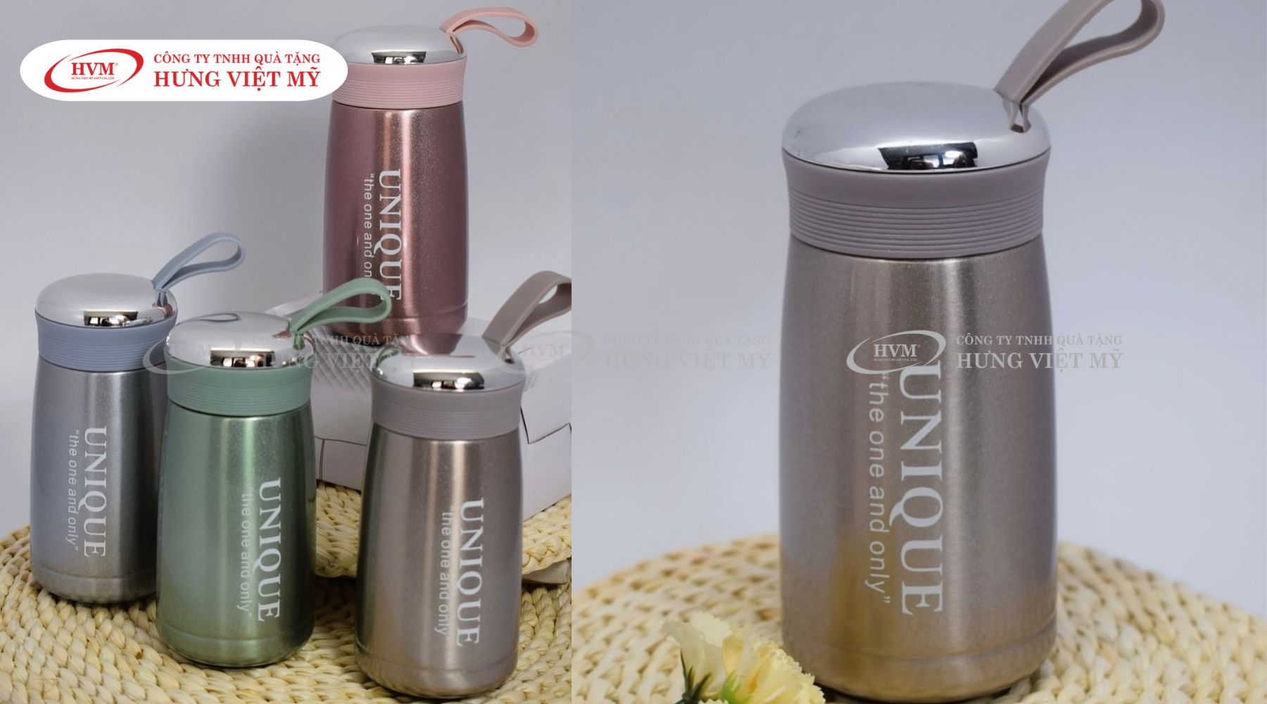 Bình giữ nhiệt khắc tên, khắc logo công ty làm quà tặng doanh nghiệp