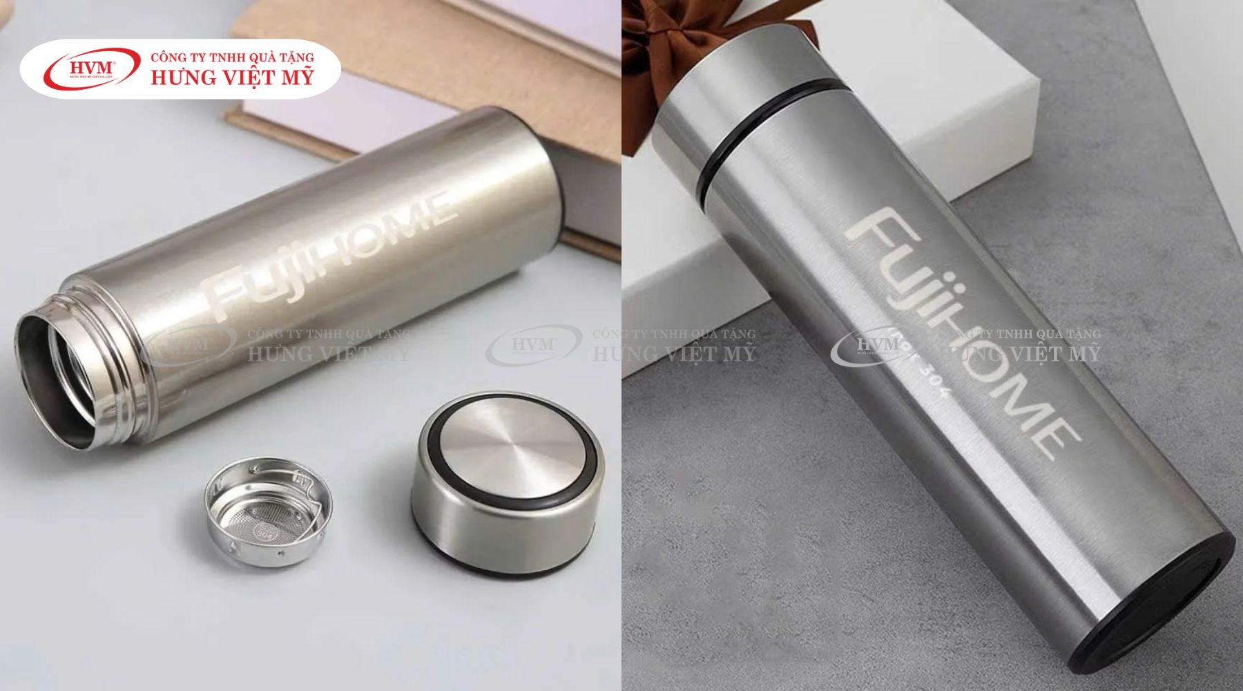 Bình giữ nhiệt khắc tên theo yêu cầu