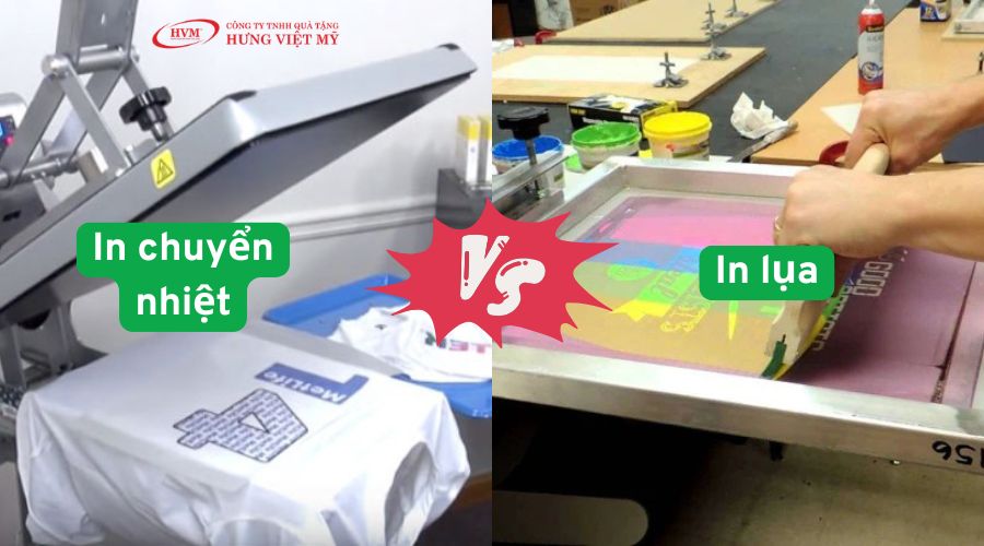 So sánh chi tiết in chuyển nhiệt vs in lụa