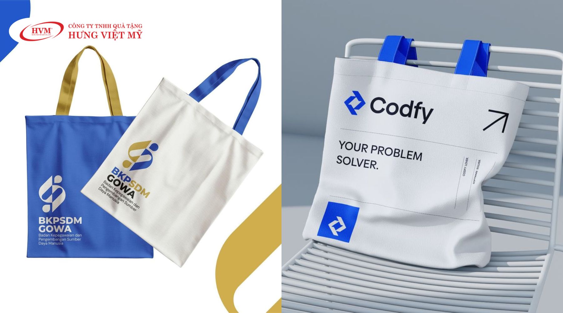 T&uacute;i vải canvas qu&agrave; tặng nh&acirc;n vi&ecirc;n văn ph&ograve;ng gi&aacute; rẻ