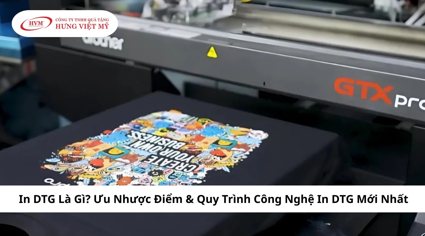 Công nghệ in DTG và ưu nhược điểm của công nghệ này